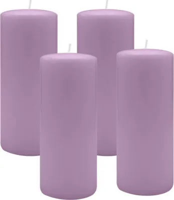 Produktbild von 4er Set Adventskranzkerzen Mittelflieder Ø 40 x 200 mm