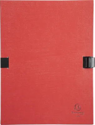 Produktbild von Exacompta 10x Präsentationsmappe dehnbar Rücken N'CLIP - Rot - 21509E