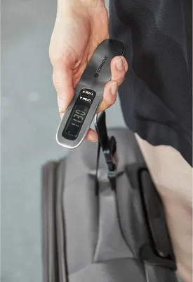Produktbild von Kofferwaage Reisegepäckwaage in 50-g-Schritten max. 50 kg Lesbare Weiße Zahlen