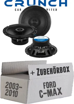 Produktbild von Lautsprecher Boxen Crunch GTS62 - 16,5cm 2-Wege Koax GTS 62 Auto Einbauzubehör - Einbauset passend für Ford C- JUST SOUND best choice for caraudio