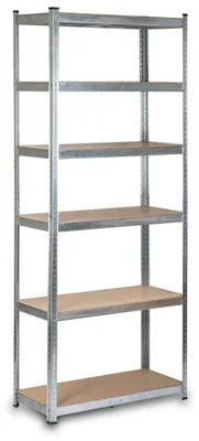 Opbergrek 2-in-1, 222x90x40 cm, 6 Böden, 600 kg