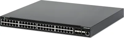 Obrázok produktu pre Intellinet 562041, Riadený, L3, Gigabit Ethernet (10/100/1000), Plne duplexný režim, Podpora napájania cez Ethernet (PoE), Inštalácia do Racku