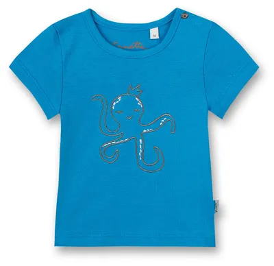 Produktbild von Sanetta Kidswear Mädchen T-Shirt Blau Water World 62