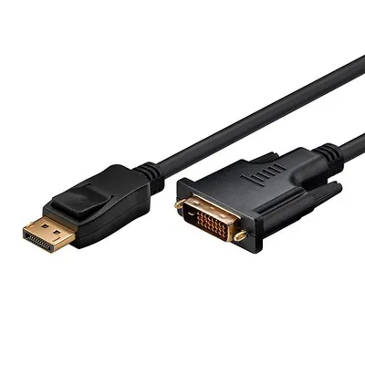 Obrázek produktu pro Video kabel DisplayPort samec - DVI (24+1) samec 2m pozlacené konektory černý