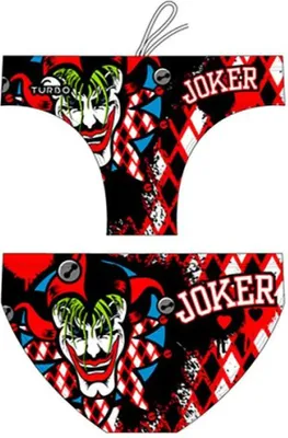 Produktbild von Turbo Crazy Joker Waterpolo Badeslip Schwarz 13-14 Years Jungen Schwarz 13-14 Years