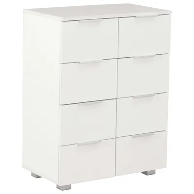 Zdjęcie produktu dla vidaXL Kredens biały wysoki połysk 60x35x80 cm materiał drewnopochodny