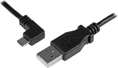 Obrázek produktu pro StarTech.com USBAUB1MLA, 1 m, USB A, Micro-USB B, USB 2.0, Samec/samec, Černá