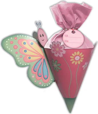 Produktbild von Wunderle 63373, Überraschungsbeutel, Mehrfarbig, Rechteck, - Fleißkarte - Ministempel Schmetterling - Tafelschwamm - Tafelsticker - Tafelkreide