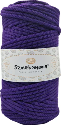 Obrázek produktu pro Pletená bavlněná šňůra s jádrem 5 mm 100 m, příze na macramé, šňůra na macramé, háčkovaná šňůra, šňůra na macramé, přírodní příze, šňůra 5 mm