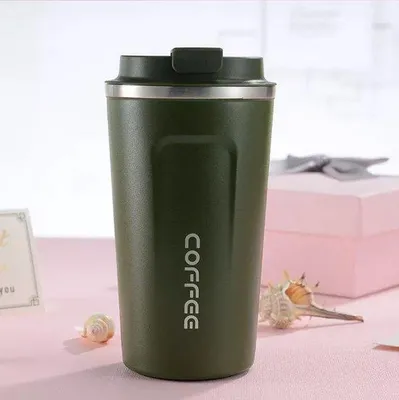 Obrázek produktu pro Zelené termosky na cestu, 380 ml