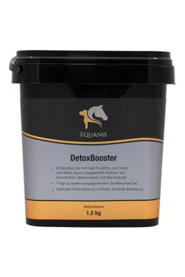 Produktbild von Equanis DetoxBooster - Unterstützt einer normalen Leberfunktion durch eine gezielte Kräutermischung mit mineralischen Bindern.