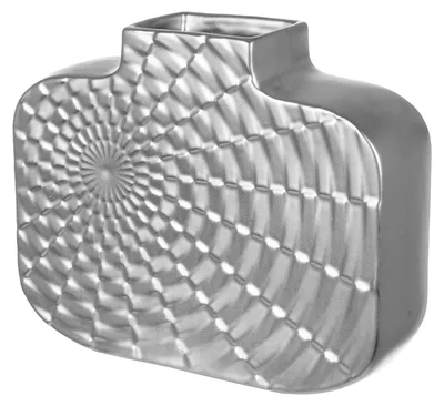 Immagine prodotto di Vaso "Sunny" della Gilde, in Vetroceramica, color argento, confezione da 2, lunghezza 8 cm, larghezza 26 cm, altezza 21 cm. Codice prodotto: 4063387553572