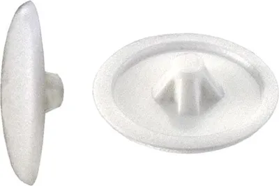 Produktbild von Connex Abdeckkappen Ø 12 mm für PZ 2 Schrauben weiß - 50 Stk.