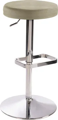 Produktbild von Barstuhl Mayer Sitzmöbel 1200 44 x 44 x 55 cm Stahl chrom/taupe