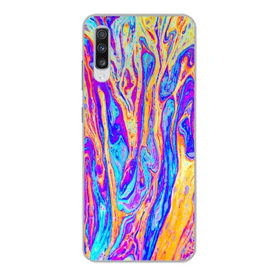Produktbild von MuchoWow® Handyhülle Schutzhülle Hülle für Samsung Galaxy A70 Kunst - Farben - Psychedelisch Silikon Softcase Handy Hülle - Schutzhaube