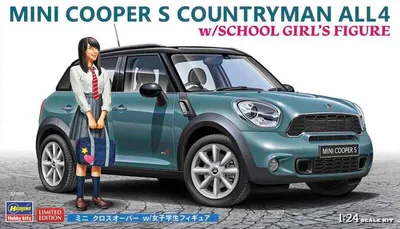 Produktbild von Hasegawa SP559 - 1/24 Mini Cooper Countryman all 4, mit Figur - Neu