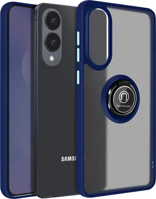 Produktbild von Avizar, Hulle Galaxy S25 Edge Magnetring Transluzent, Nachtblau