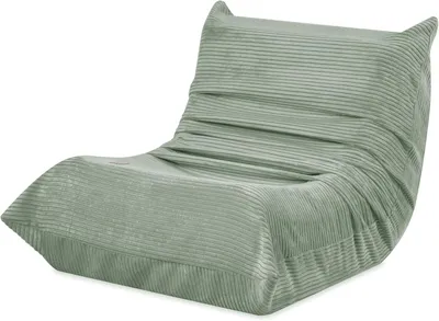 Obrázek produktu pro MISIOO Dětské křeslo Od 1 roku – Prémiový sedací vak – Stabilní a měkký – Ergonomicky polstrovaný – 80 x 65 x 60 cm – Od 1 roku – Zelený manšestr