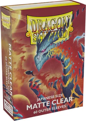 Productafbeelding van Dragon Shield - Japans formaat - Buitenhulzen - Mat transparant (60 stuks)