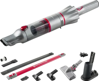 Produktbild von INVICTUS ONE 2.0 Hand- und Bodenstaubsauger | Set 15-tlg. : Rot