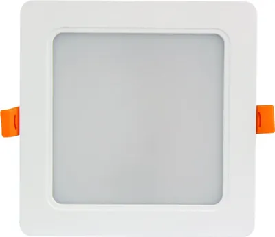 Image de Downlight encastrable/en saillie 170 mm, plafonnier 18 W, 1 900 lm (4 000 K, blanc neutre) avec cadre carré en saillie