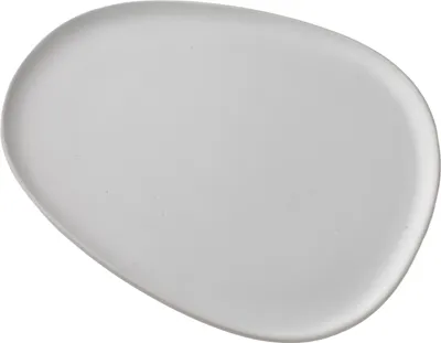 Produktbild von Teller Keramik Basic Nature BASIC NATURE 26,5 x 21,7 x 2 cm Mattweiß 1 Stück