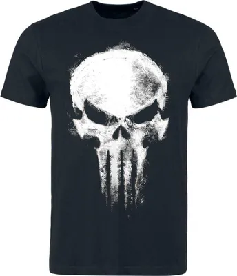Produktbild von The Punisher T-Shirt Herren Punisher Skull - Heavyweight schwarz L