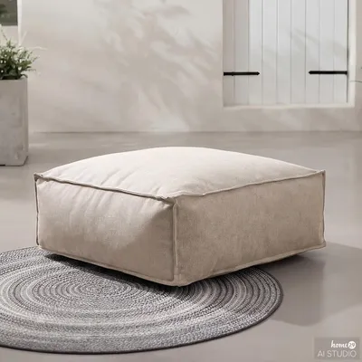 Produktbild von home24 Modulares Hockerelement - Olefin - Beige