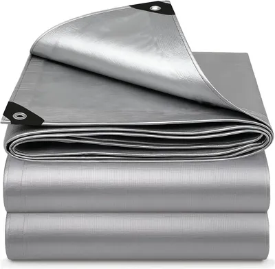 Image de Bâche de protection 3 x 6 mètres, imperméable, avec œillets, pour bateau