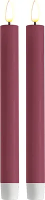 Immagine prodotto di Candela LED Deluxe Homeart Magenta Candela a bastoncino 24 cm