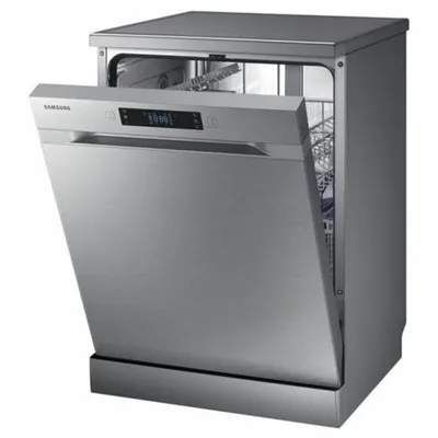 Produktbild von Samsung DW60M6040FS/EC, Freistehend, Standardgröße (60 cm), Edelstahl, Edelstahl, Tasten, Berührung, LED