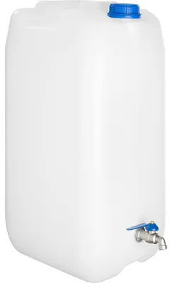 Image de Jerrycan d'eau - 5 L, 10 L, 20 L et 30 L - Bleu - Bouchon à vis - Pour camping et plein air