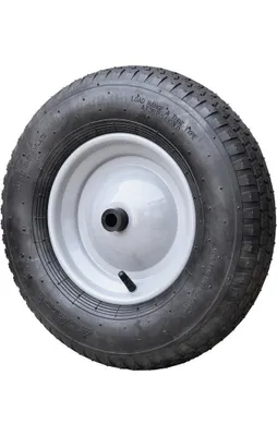 Produktbild von Luftrad D.400mm Radbreite 100mm m.Achse u.Kunststoffgleitlager CAPITO