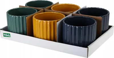 Zdjęcie produktu dla Osłonka ceramiczna Galicja Verdenia 12 cm – elegancka, mix kolorów