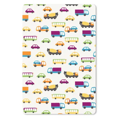 Produktbild von MuchoWow® Mauspad Mousepad Auto - Muster - Fahrzeuge 18x27 cm - Mousepads - Maus Mat - Pad - Mausunterlage