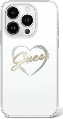 Immagine prodotto di Guess Guhcp16Lhchgspt Iphone 16 Pro 6.3 Przeźroczysty/Transparent Hardcase Iml Cuore