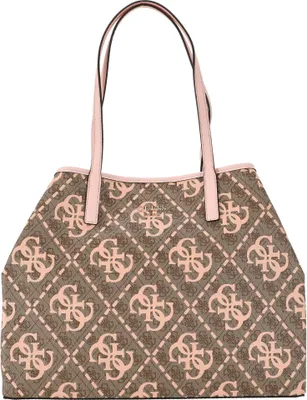 Obrázok produktu pre GUESS Dámska nákupná taška Vikky Latte Logo/Pale Rose