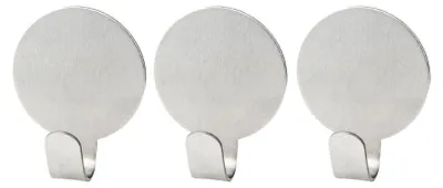 Image de Lot de 3 crochet adhésifs ronds Fackelmann Tecno