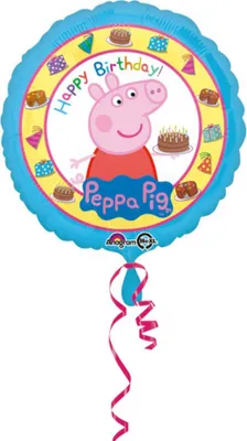 Immagine prodotto di Peppa Wutz Buon Compleanno Folien-Luftballon bunt 43cm