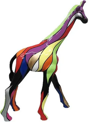 Immagine prodotto di Statua di design Scultura colorata Figure astratte Statue dipinte a mano Decorazione