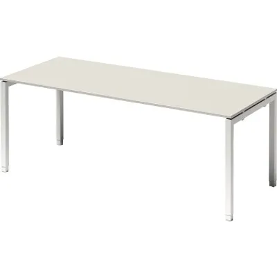 Produktbild von BISLEY Schreibtisch Cito Maße: 200 x 65-85 x 80 cm (B x H x T) 3-Schicht-Spanplatte, melaminharz Farbe der Tischplatte: grauweiß