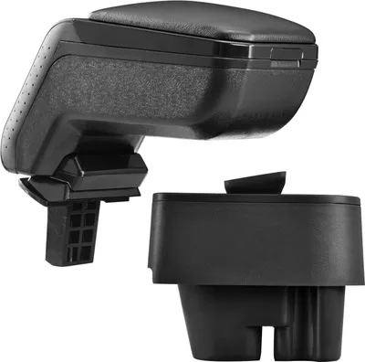 Image de Accoudoir central design COMPLET cuir noir pour Peugeot 207 à partir de 2006-
