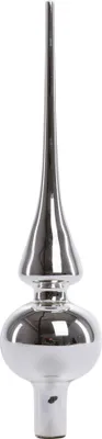 Produktbild von TrendLine Christbaumspitze aus Glas 26 cm silber