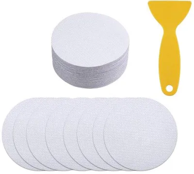 Immagine prodotto di Adesivi rotondi antiscivolo da 10 cm, autoadesivi, per bagno e doccia