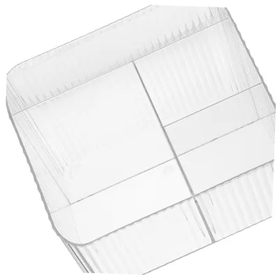 Image de Organisateur de bureau transparent avec plusieurs compartiments