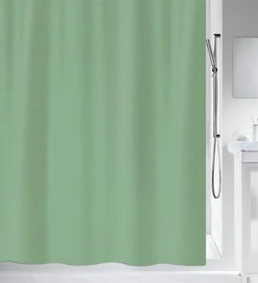 Obrázek produktu pro Sprchový závěs 240 x 180 cm, zelený, polyester