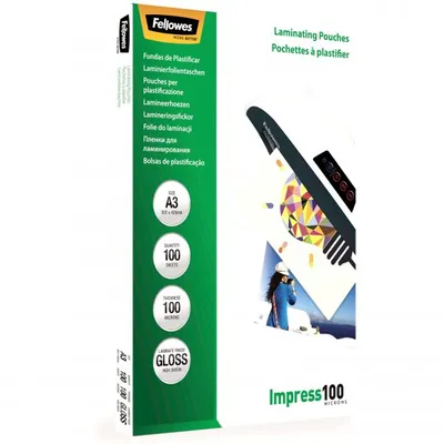 Obrázek produktu pro Fellowes 5351205, Průhledná, Plast, A3, 420 mm, 297 mm, 1 mm