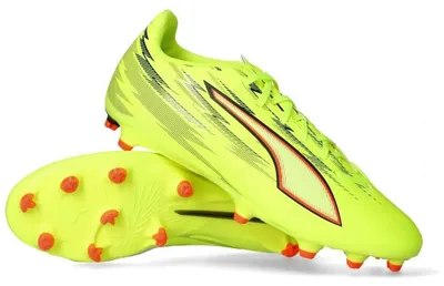 Image de Chaussures de foot Puma Ultra 6 Play FG "Yellow Alert-PUMA" pour Unisex