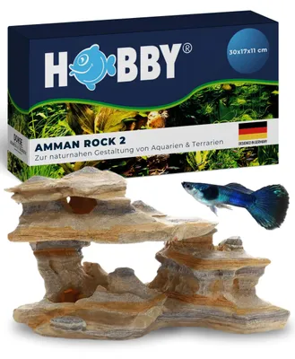 Productafbeelding van HOBBY Terraristik Amman Rock 2, steen, Harz, 1 stuk, 330 mm, 180 mm, 180 mm