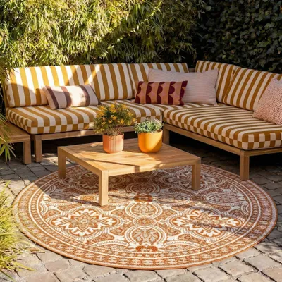 Zdjęcie produktu dla Volero - Dywan okrągły - Summer Oriental Terakota - Ø 200 cm
